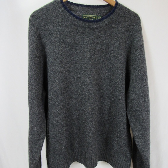 Filson Other - CC Filson Vintage Charcoal Crew Neck Wool Sweater